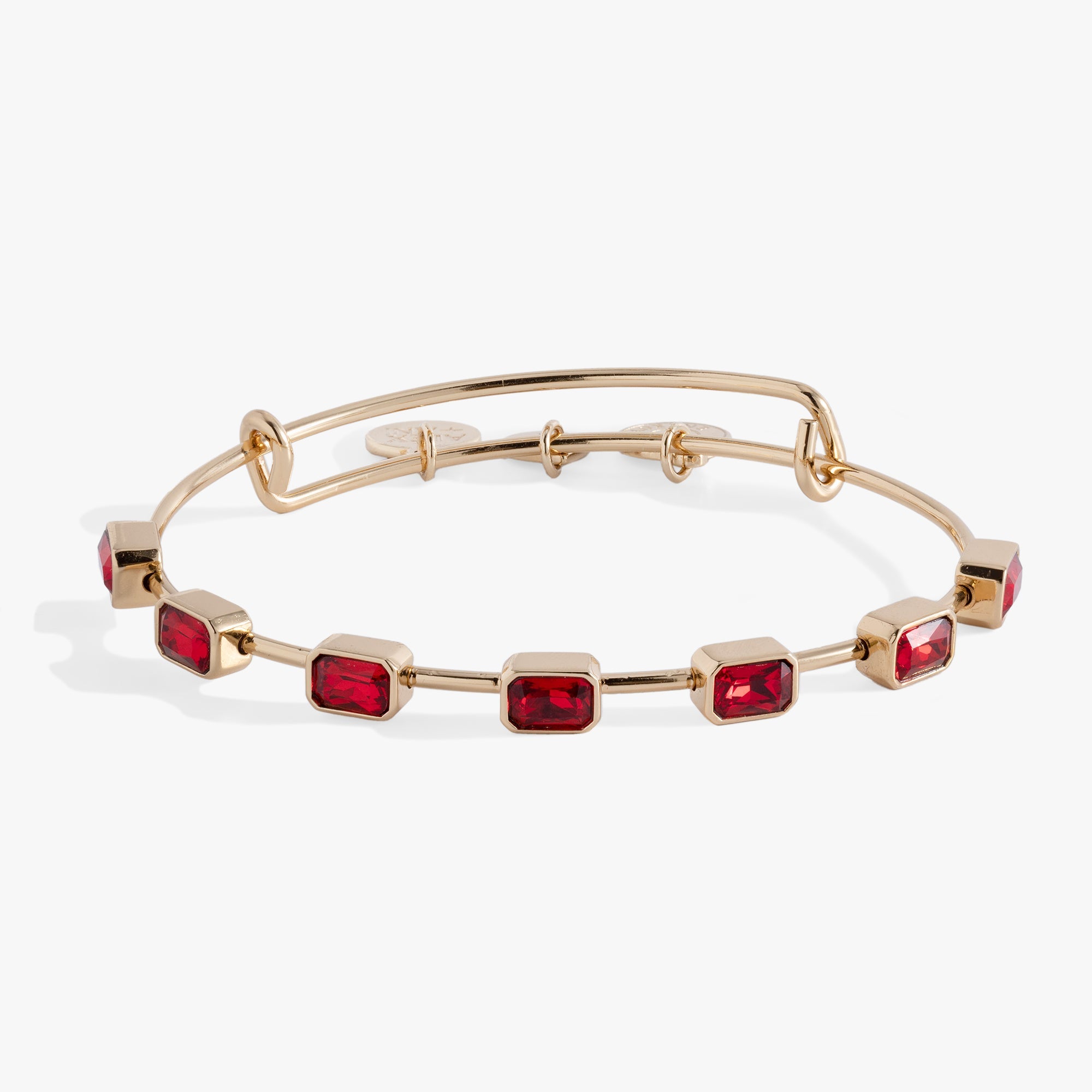 January Birthstone Emerald Cut Bangle, Bracelets, $ 34.00, A Moment Of Now™