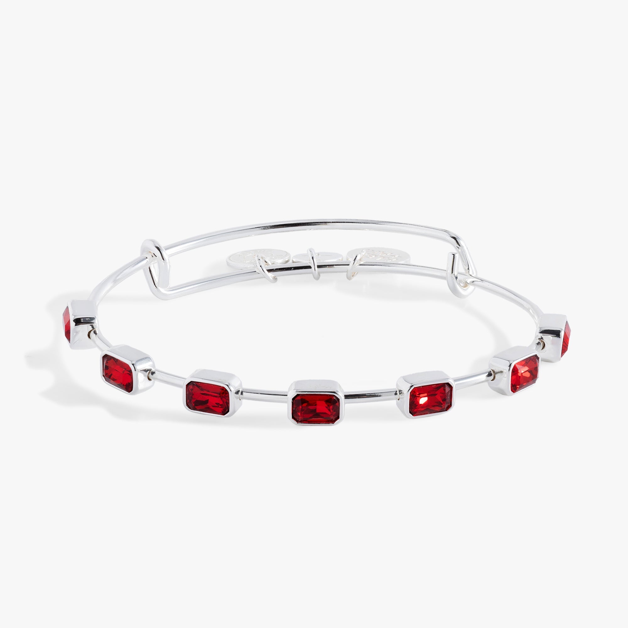 January Birthstone Emerald Cut Bangle, Bracelets, $ 34.00, A Moment Of Now™