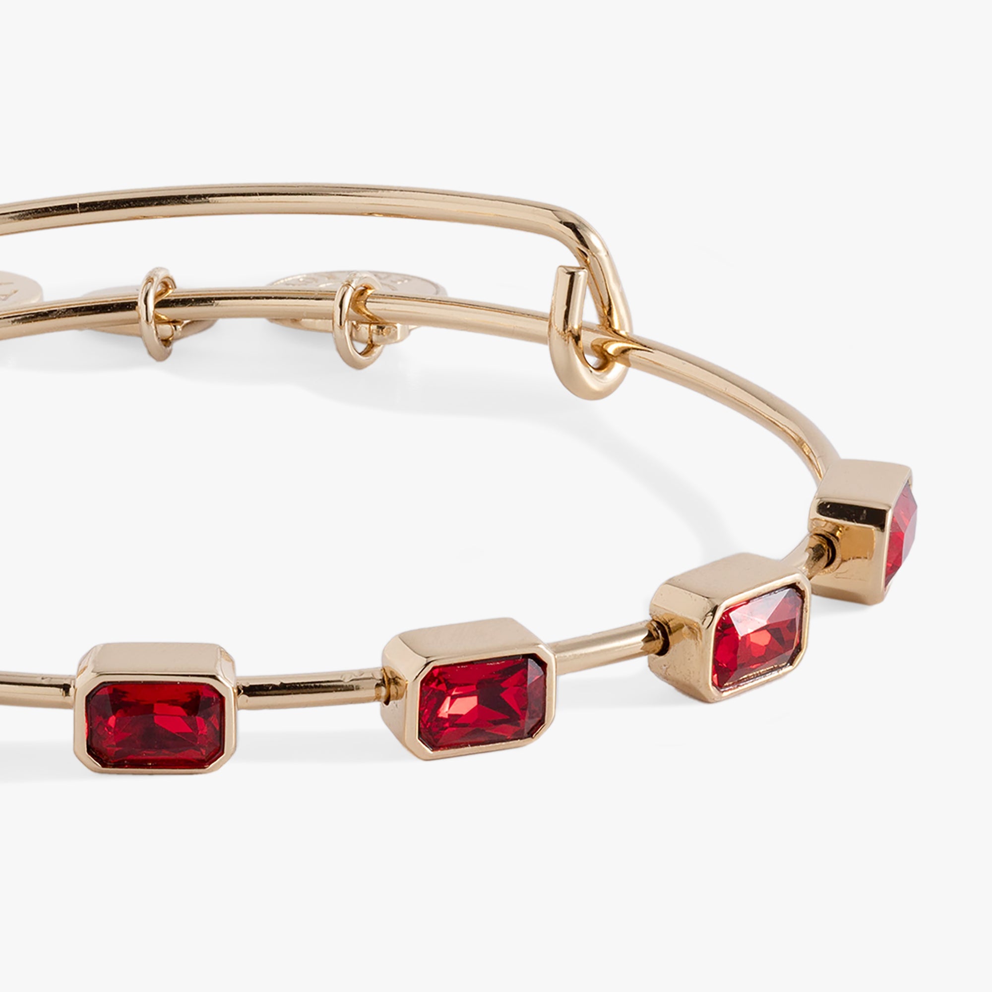 January Birthstone Emerald Cut Bangle, Bracelets, $ 34.00, A Moment Of Now™