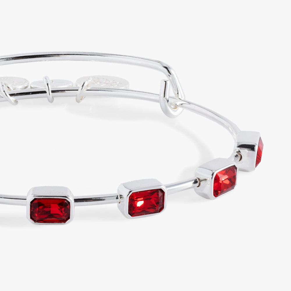January Birthstone Emerald Cut Bangle, Bracelets, $ 34.00, A Moment Of Now™