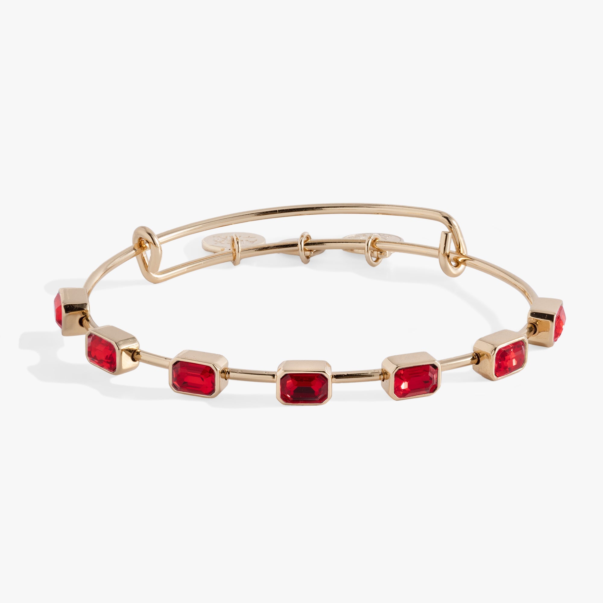 July Birthstone Emerald Cut Bangle, Bracelets, $ 34.00, A Moment Of Now™