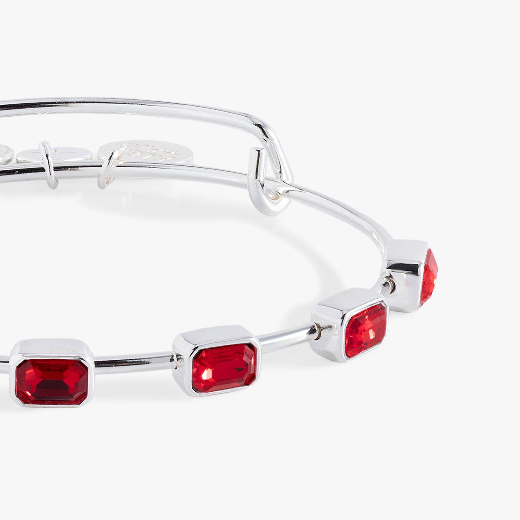 July Birthstone Emerald Cut Bangle, Bracelets, $ 34.00, A Moment Of Now™