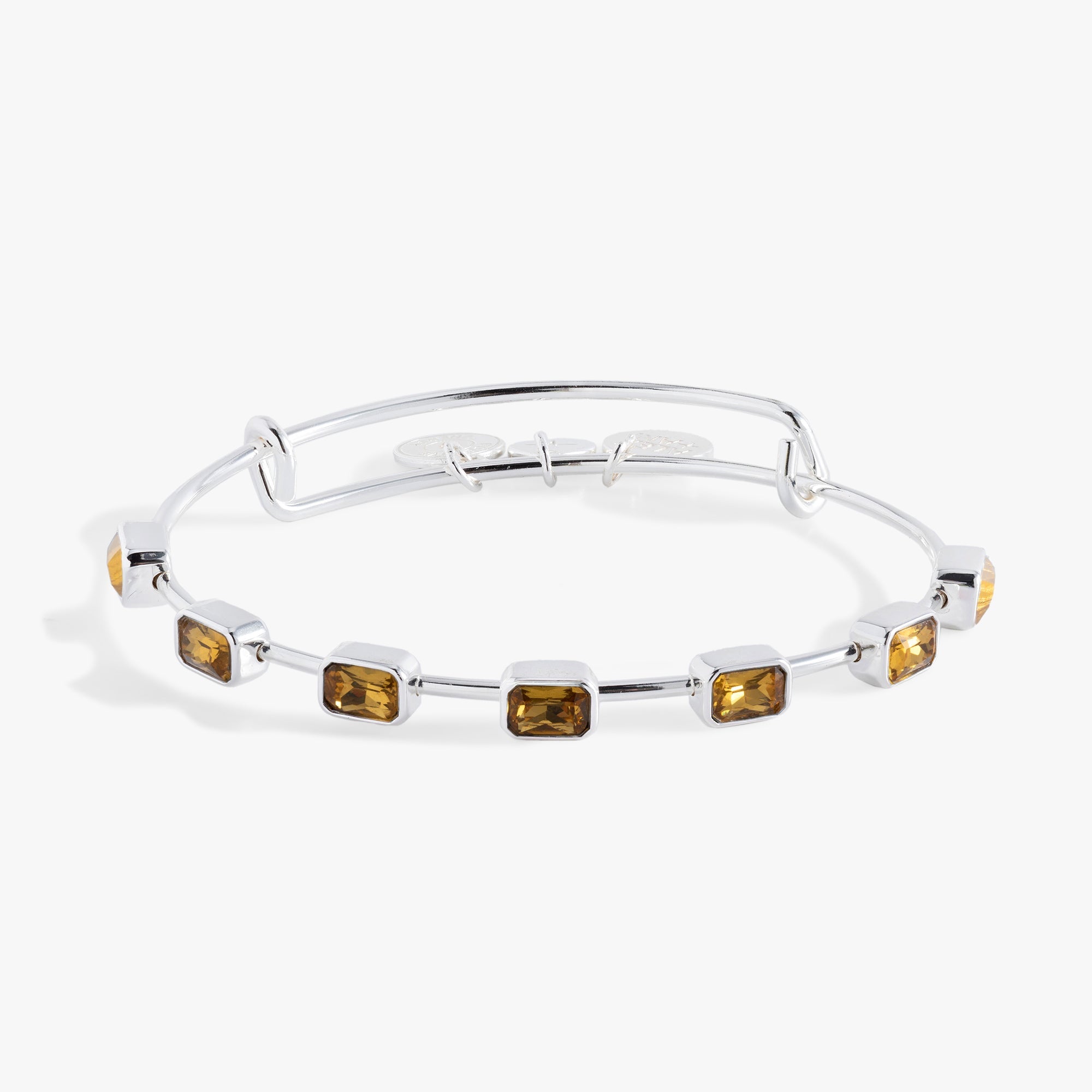 November Birthstone Emerald Cut Bangle, Bracelets, $ 34.00, A Moment Of Now™