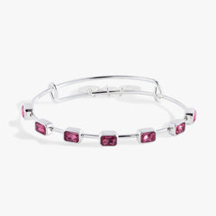 October Birthstone Emerald Cut Bangle, Bracelets, $ 34.00, A Moment Of Now™
