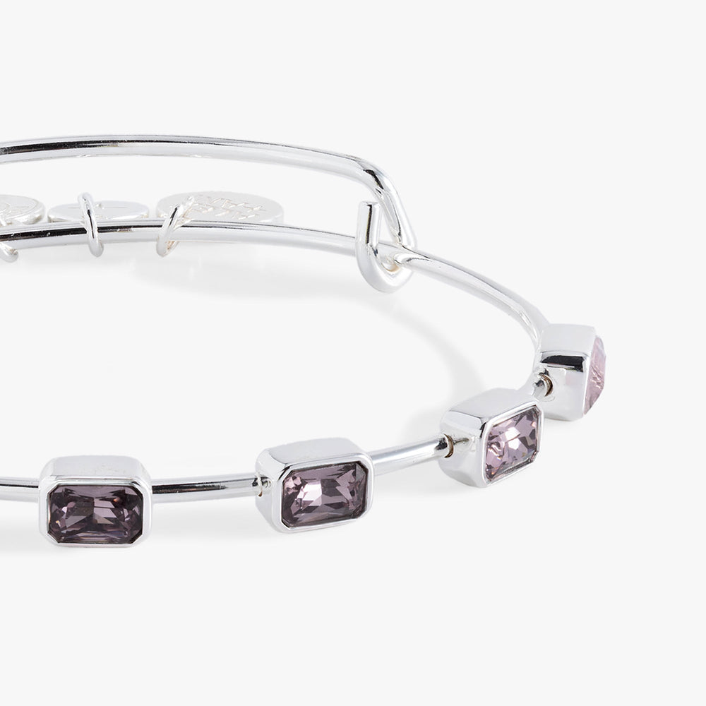 June Birthstone Emerald Cut Bangle, Bracelets, $ 34.00, A Moment Of Now™