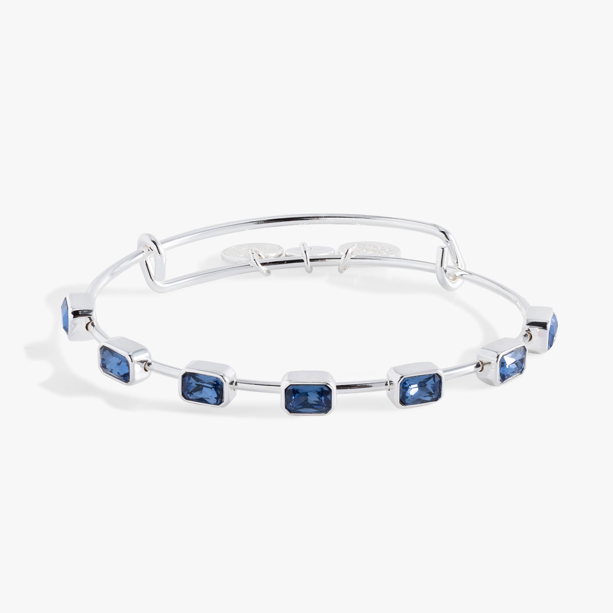 September Birthstone Emerald Cut Bangle, Bracelets, $ 34.00, A Moment Of Now™