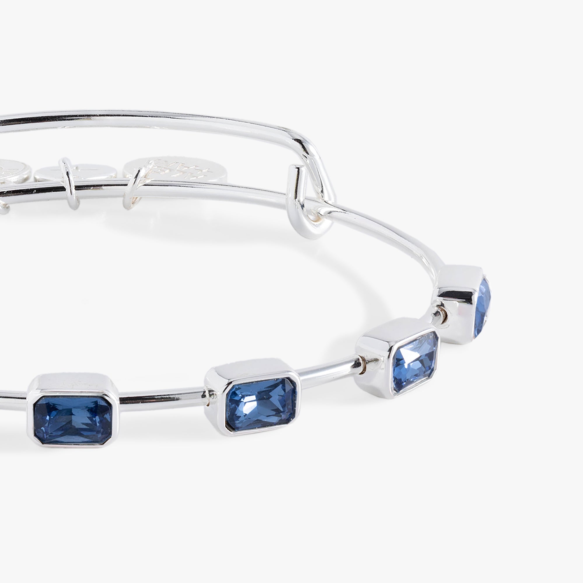 September Birthstone Emerald Cut Bangle, Bracelets, $ 34.00, A Moment Of Now™