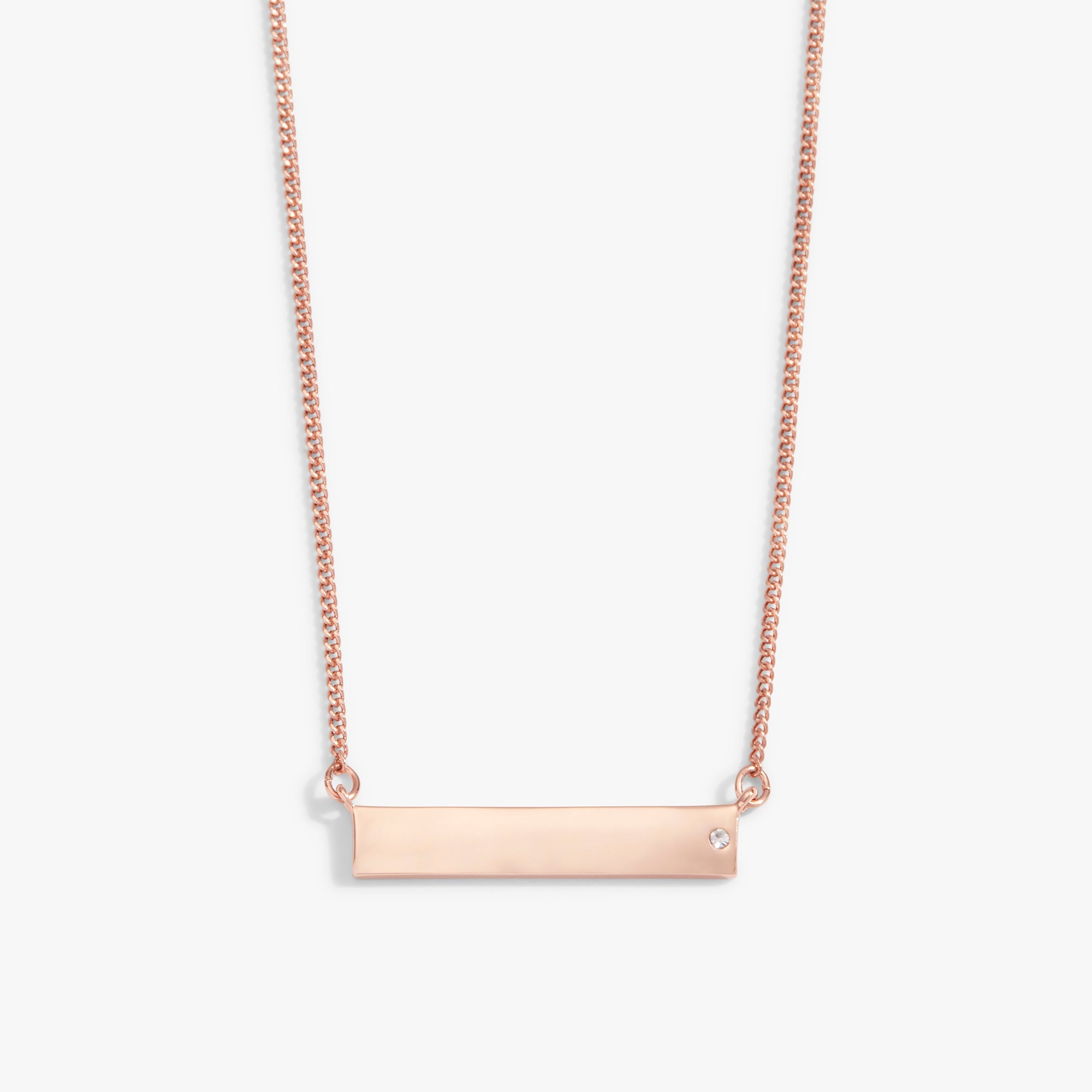Bar Necklace with Crystal Accent, Necklaces, $ 44.00, A Moment Of Now™