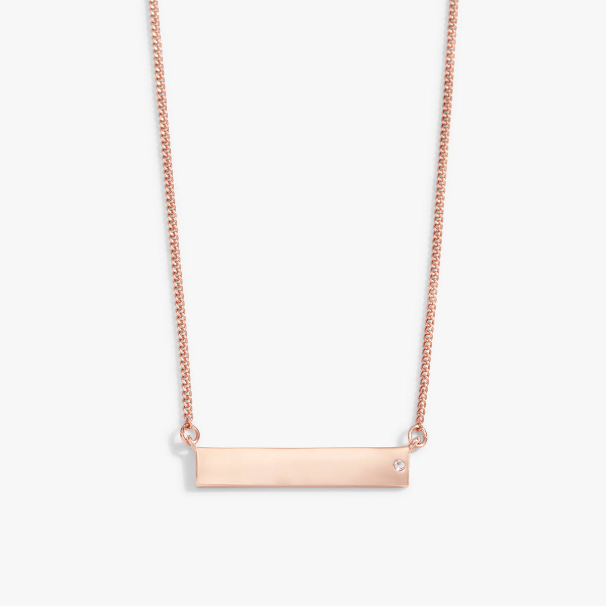 Bar Necklace with Crystal Accent, Necklaces, $ 44.00, A Moment Of Now™