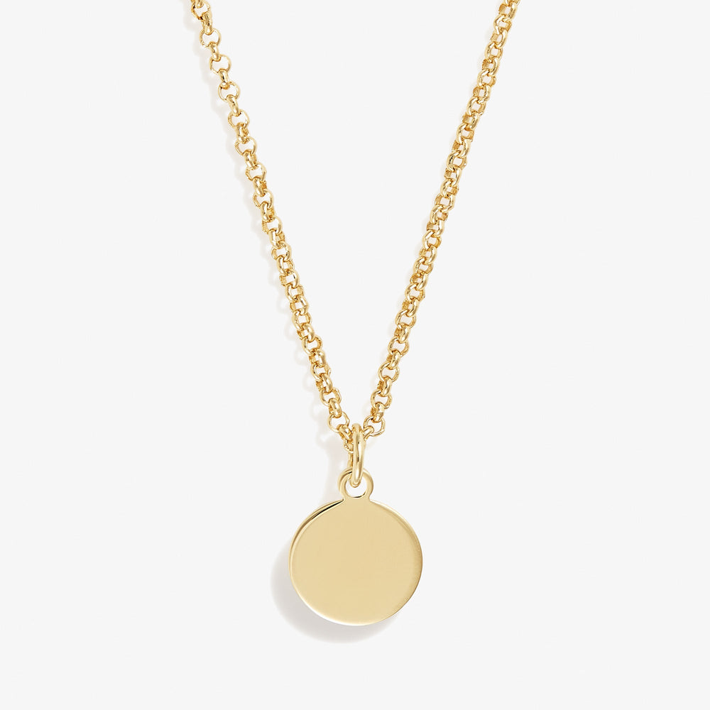Small Circle Charm Necklace, 19'', Necklaces, $ 19.90, A Moment Of Now™