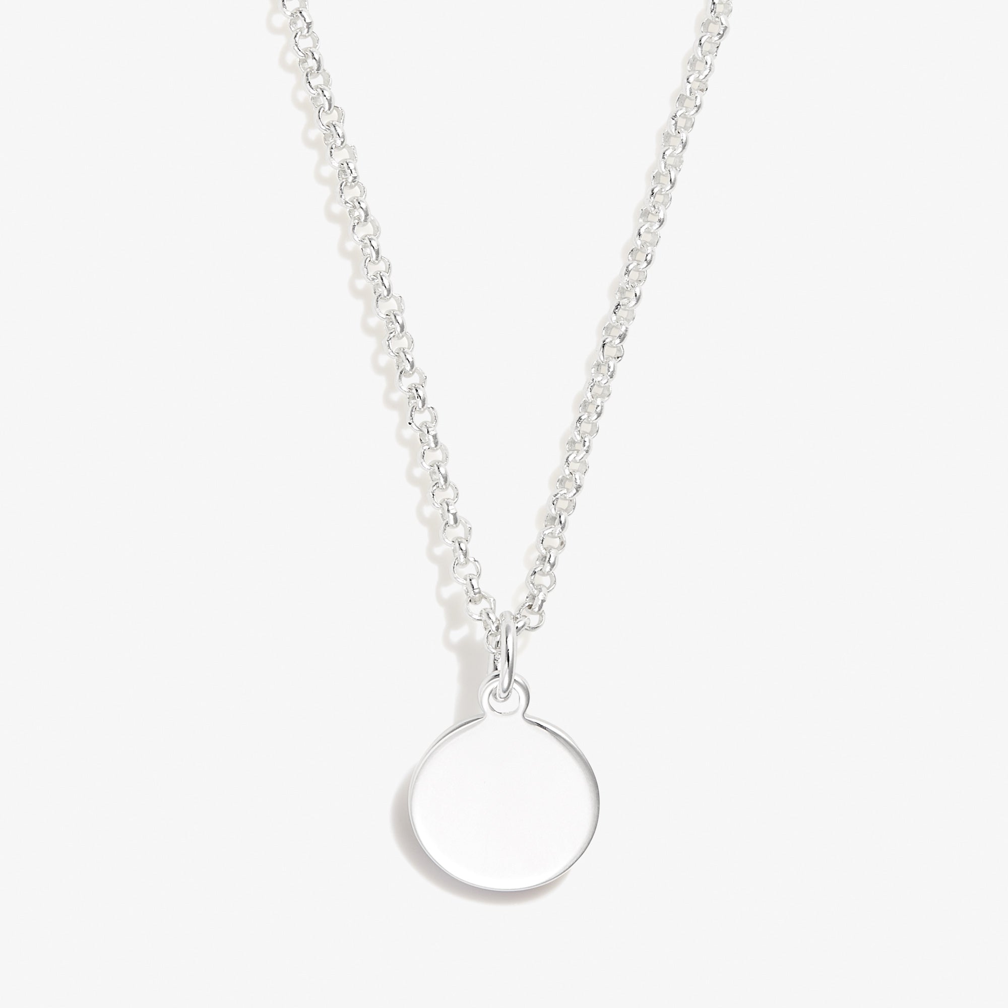 Small Circle Charm Necklace, 19'', Necklaces, $ 19.90, A Moment Of Now™