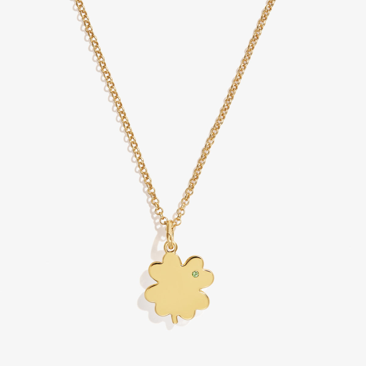 Four-Leaf Clover Necklace, 21", Necklaces, $ 44.00, A Moment Of Now™