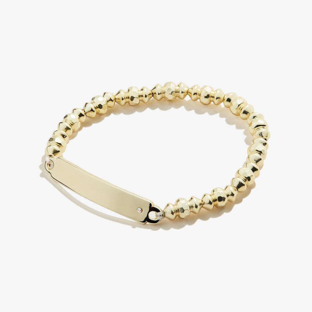 Inline Bar Stretch Bracelet with Crystal Accent, Bracelets, $ 9.90, A Moment Of Now™
