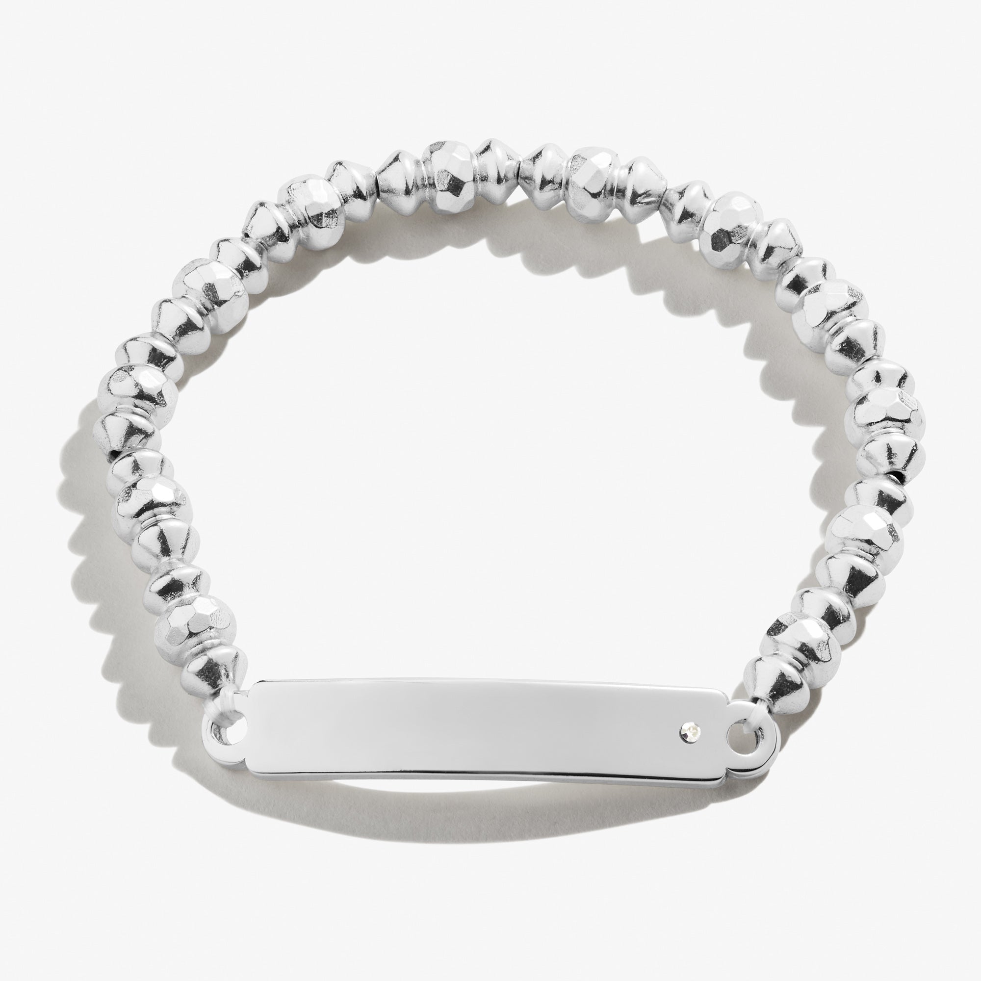 Inline Bar Stretch Bracelet with Crystal Accent, Bracelets, $ 9.90, A Moment Of Now™