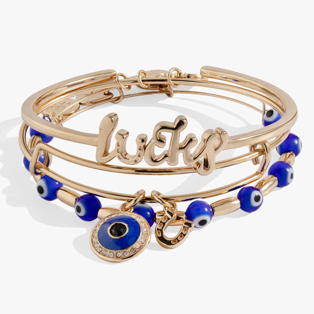 Evil Eye Bangles Set of 3, Bracelets, $ 68.00, A Moment Of Now™
