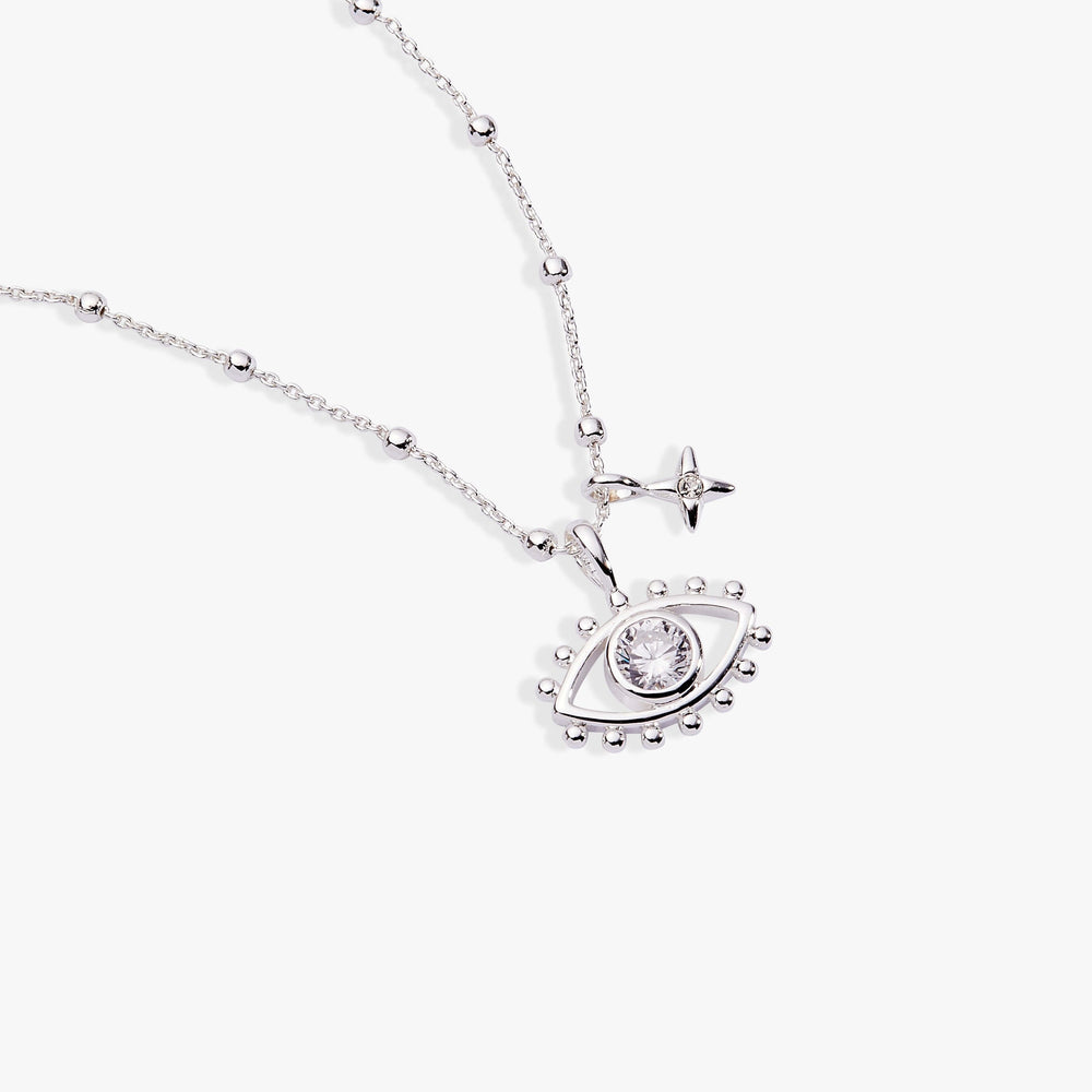 Evil Eye Duo Charm Necklace, Necklaces, $ 44.00, A Moment Of Now™