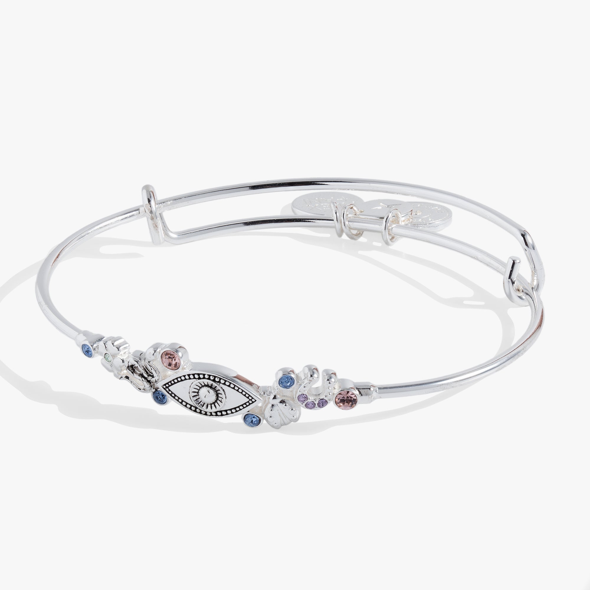 Evil Eye Inline Bangle, Bracelets, $ 38.00, A Moment Of Now™