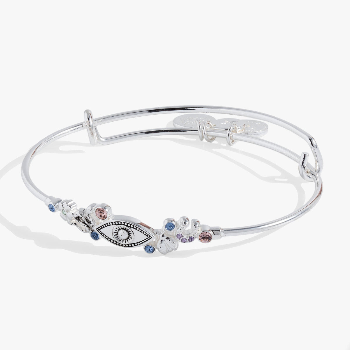 Evil Eye Inline Bangle, Bracelets, $ 38.00, A Moment Of Now™