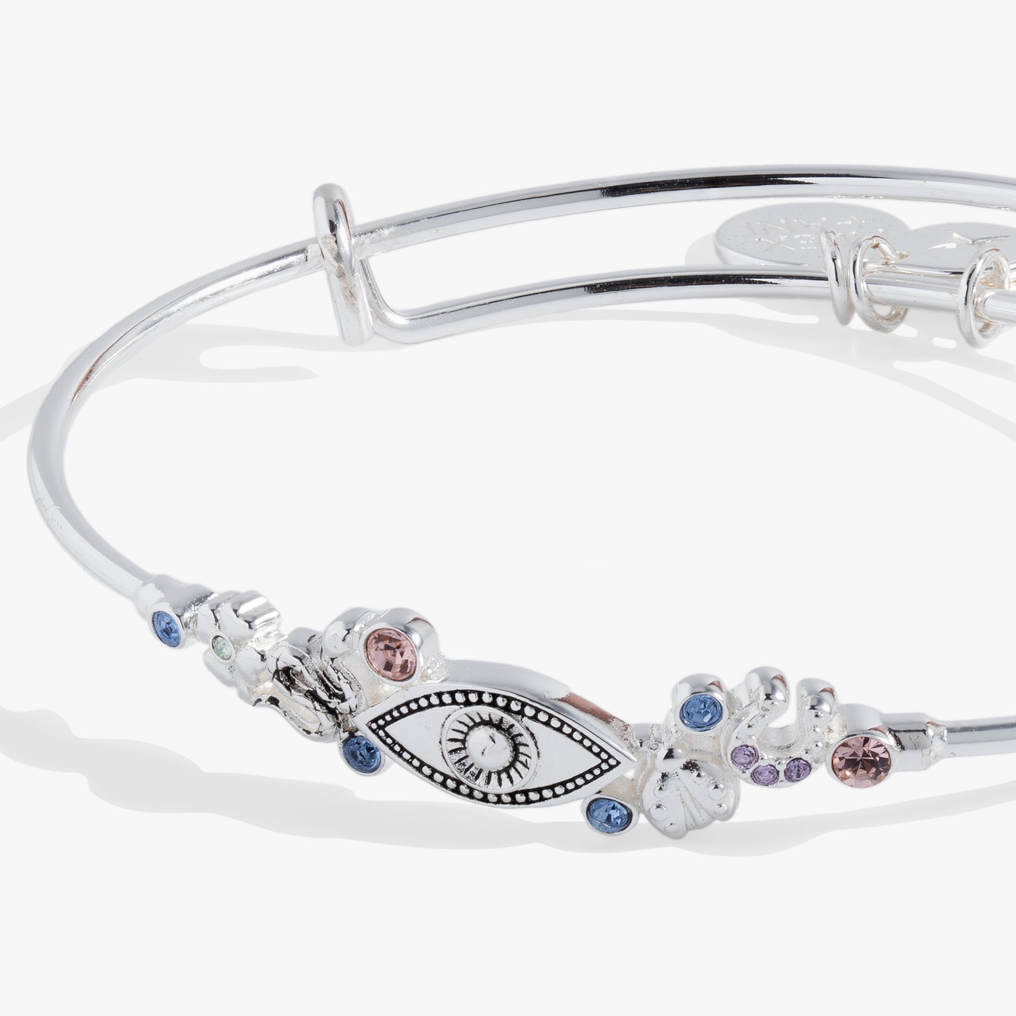 Evil Eye Inline Bangle, Bracelets, $ 38.00, A Moment Of Now™