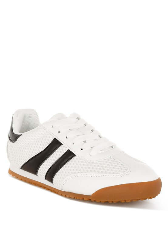 Blaster Casual Striped Lace-Up Sneakers - Stylish Comfort, sneakers, $ 90.00, A Moment Of Now™