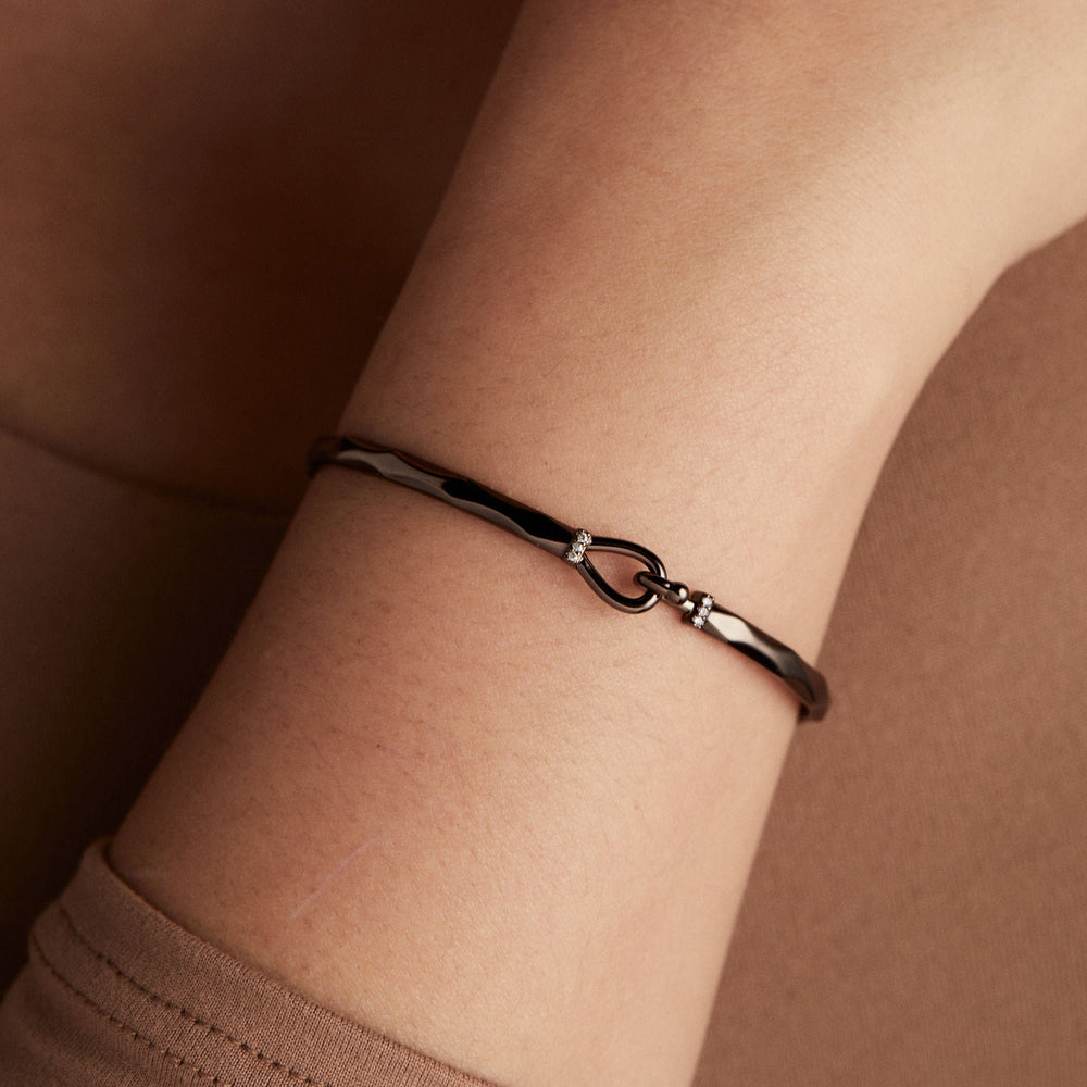 Faceted Hook Tension Bracelet, Bracelets, $ 28.00, A Moment Of Now™
