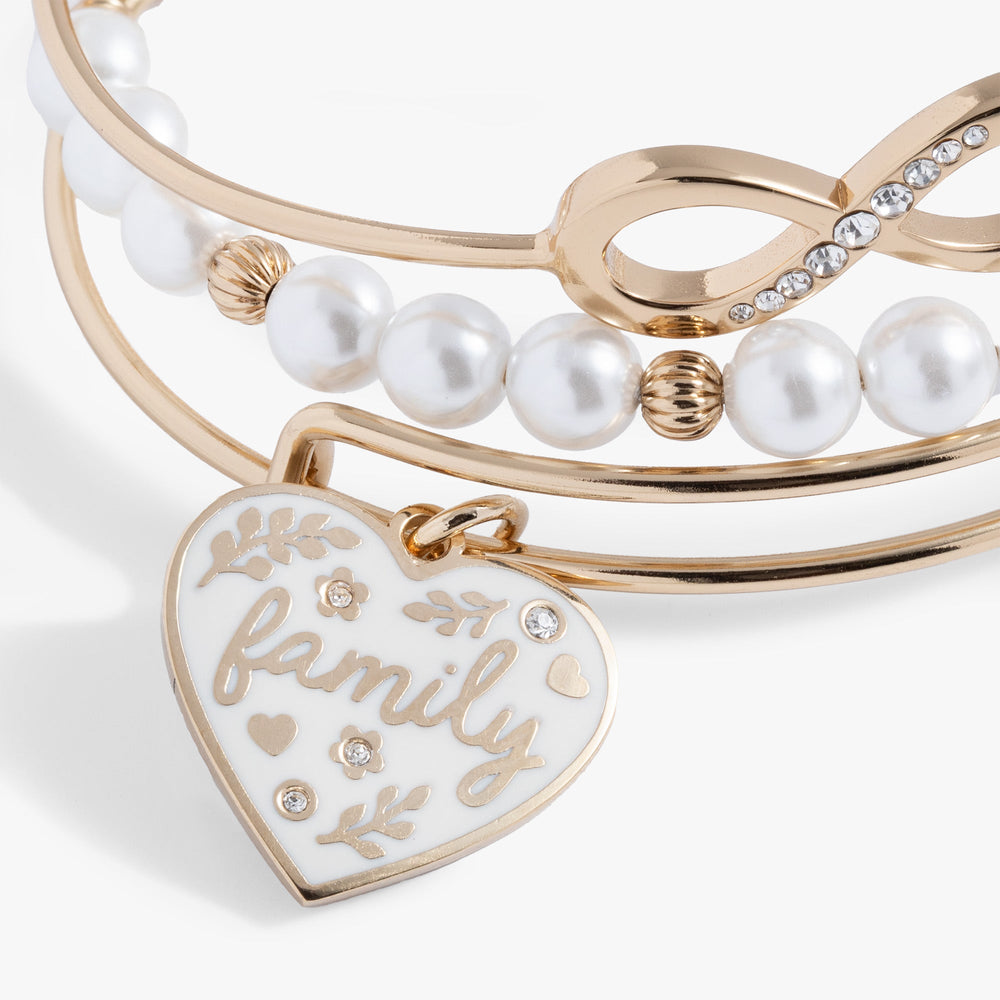 Family Bangle Set of 3, Bracelets, $ 78.00, A Moment Of Now™