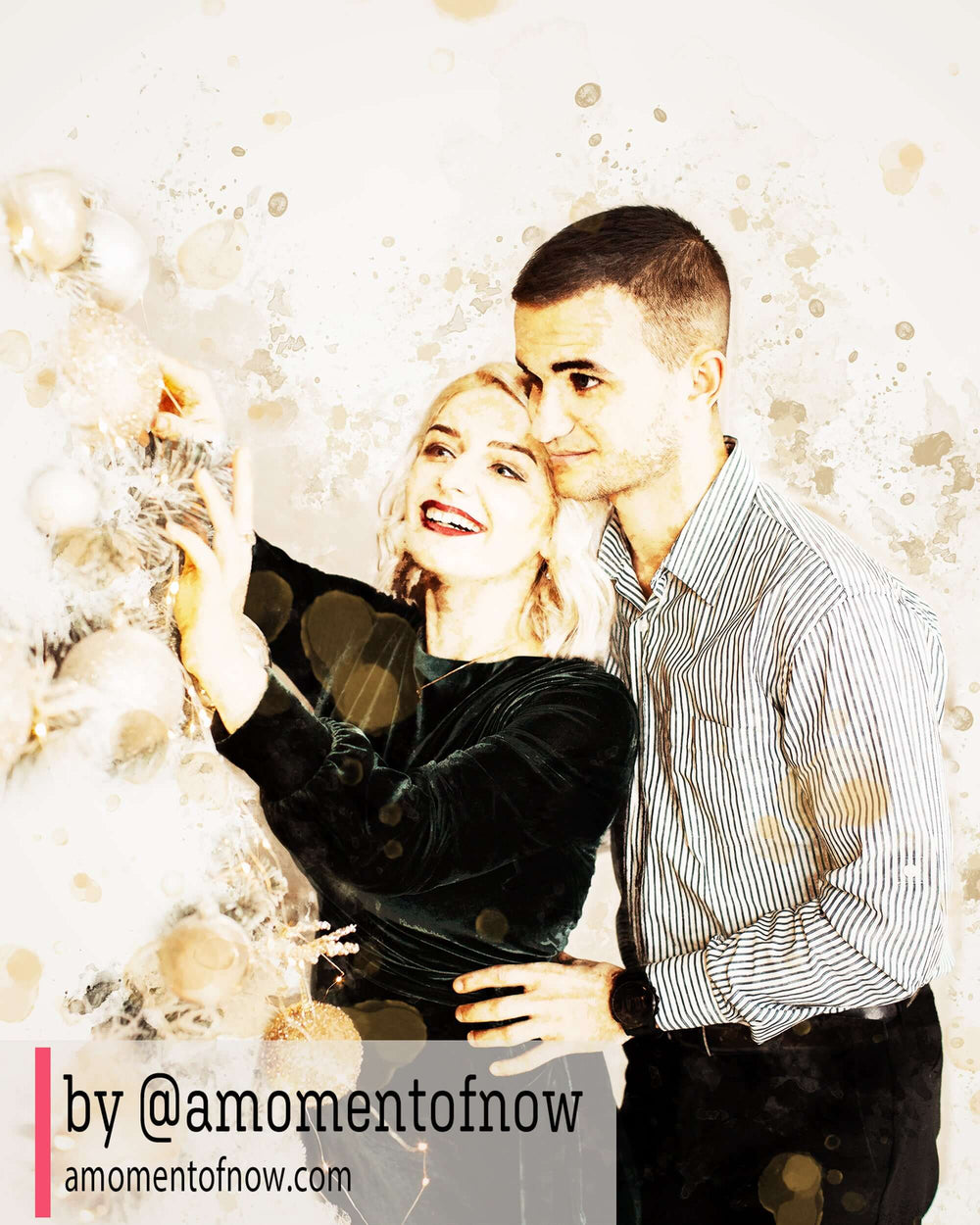 Custom Digital Watercolor Family & Friends Portrait | Watercolor Portrait | Custom Housewarming Gift, Custom Portraits, $ 20.00, A Moment Of Now™