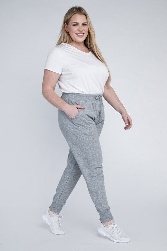 Shop Plus Size Comfy Fit Jogger Pants | Women's Boutique Clothing Online, Joggers, USA Boutique