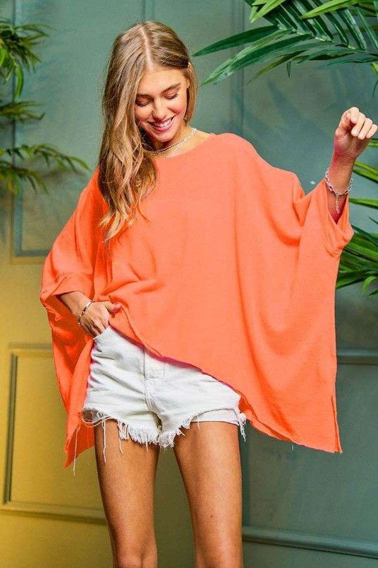 Shop Women's Loose Fit Kimono Sleeve Sweater | USA Boutique Clothing Online, Sweaters, USA Boutique