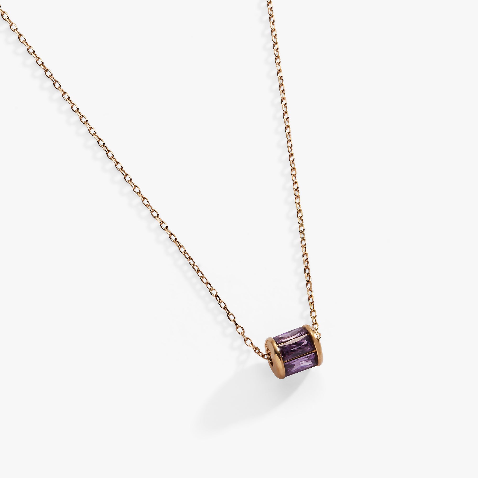 February Birthstone Precious Pendant Necklace, Necklaces, $ 88.00, A Moment Of Now™