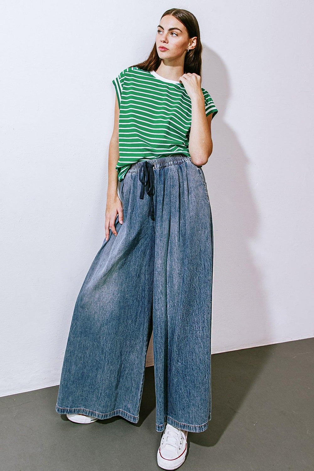Streetside Sonnet Denim Pants, PANTS, $ 50.00, A Moment Of Now™
