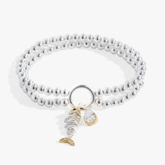 Fishbone Double Stretch Bracelet, Bracelets, $ 18.90, A Moment Of Now™