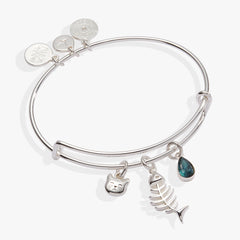 Fish Bone Cat Bangle, Bracelets, $ 34.00, A Moment Of Now™