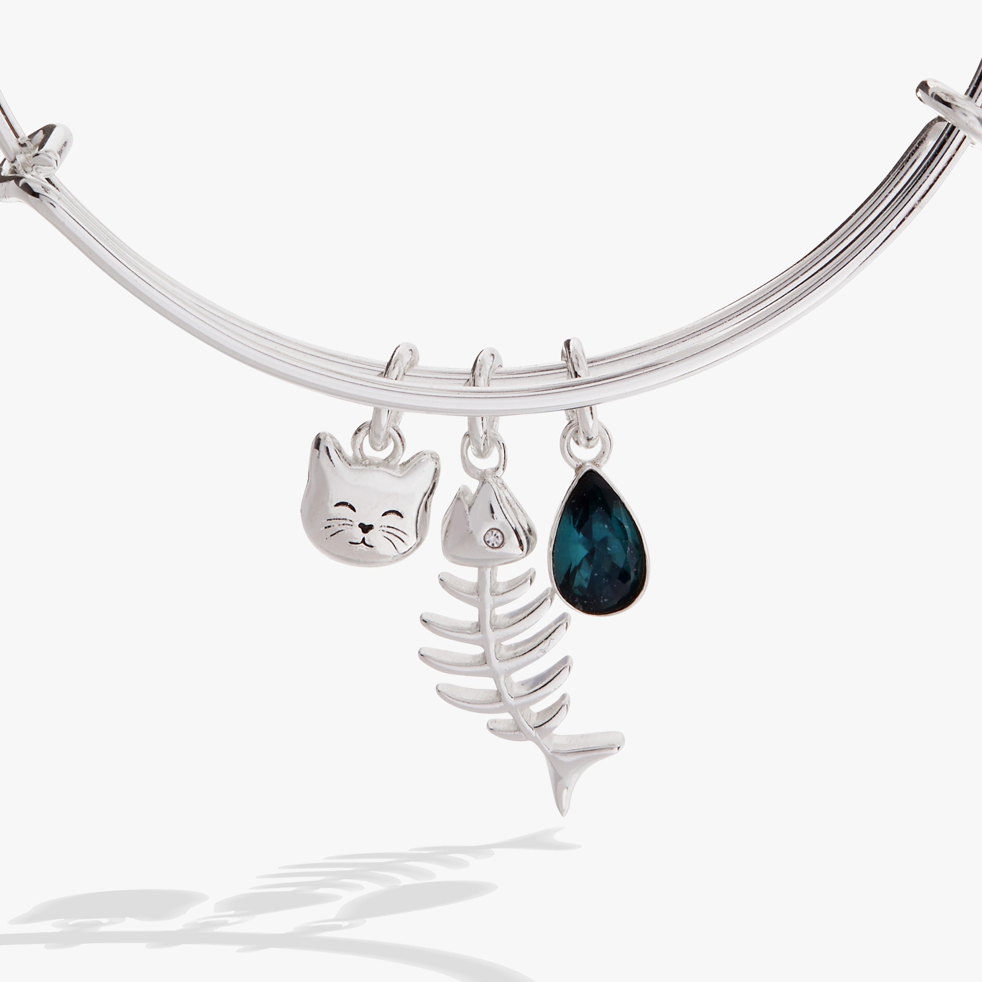 Fish Bone Cat Bangle, Bracelets, $ 34.00, A Moment Of Now™