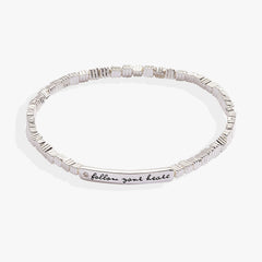 Follow Your Heart Stretch Bracelet, Bracelets, $ 34.00, A Moment Of Now™