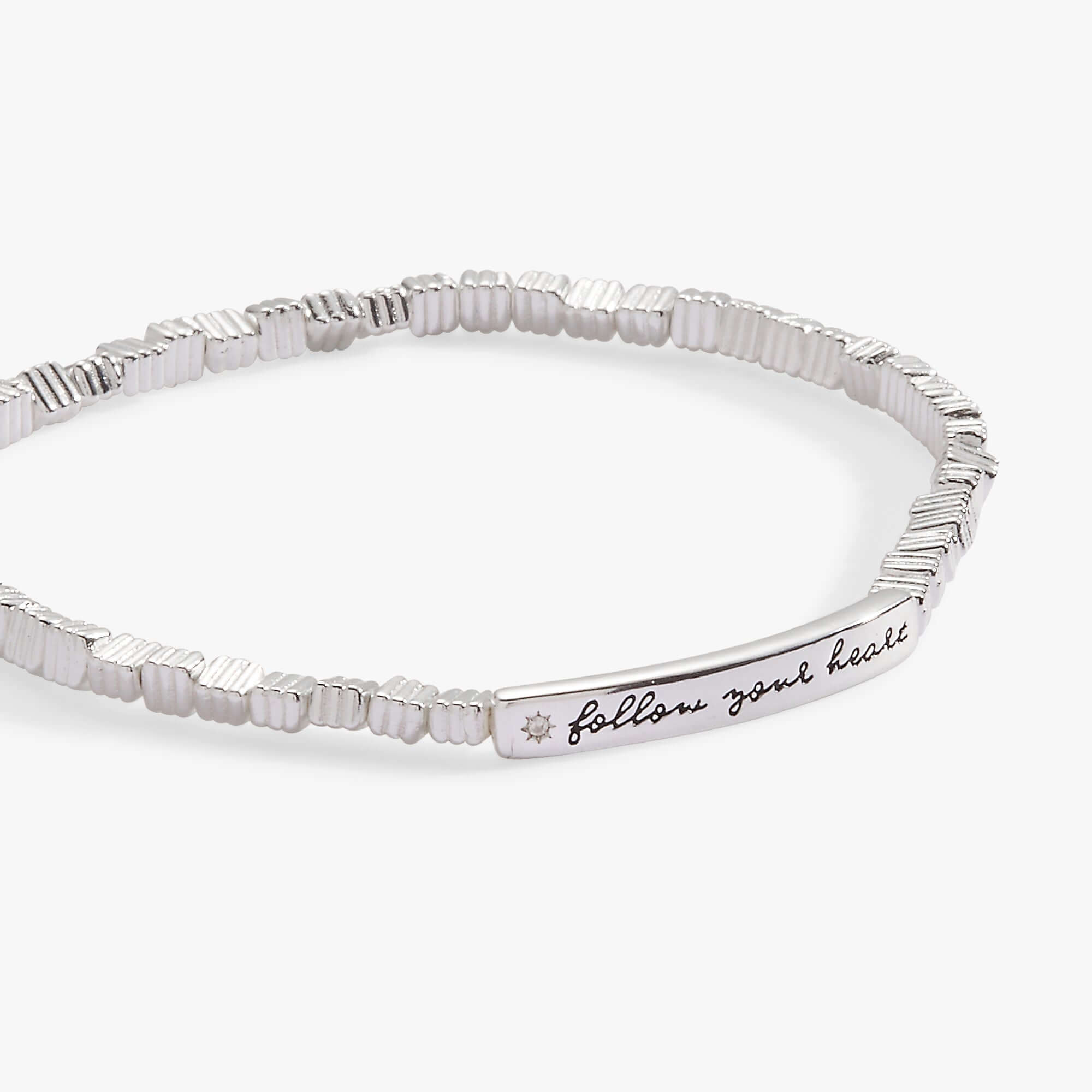 Follow Your Heart Stretch Bracelet, Bracelets, $ 34.00, A Moment Of Now™