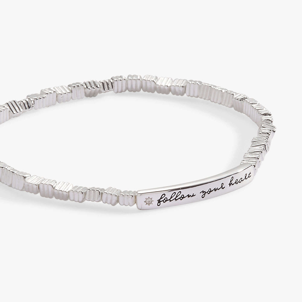 Follow Your Heart Stretch Bracelet, Bracelets, $ 34.00, A Moment Of Now™