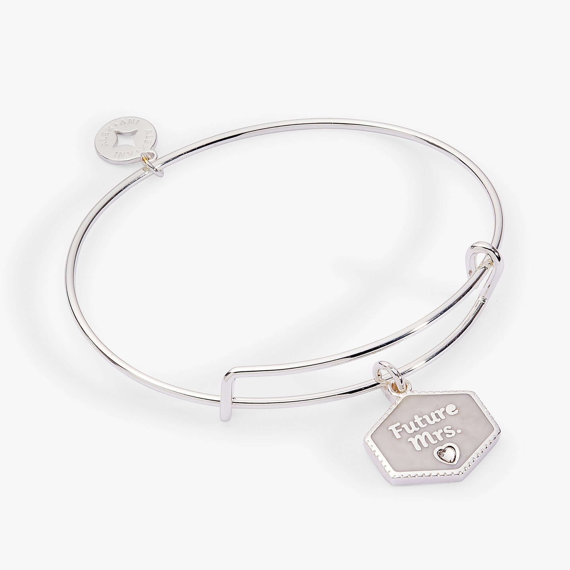 'Future Mrs.' Mother of Pearl Charm Bangle, Bracelets, $ 28.00, A Moment Of Now™