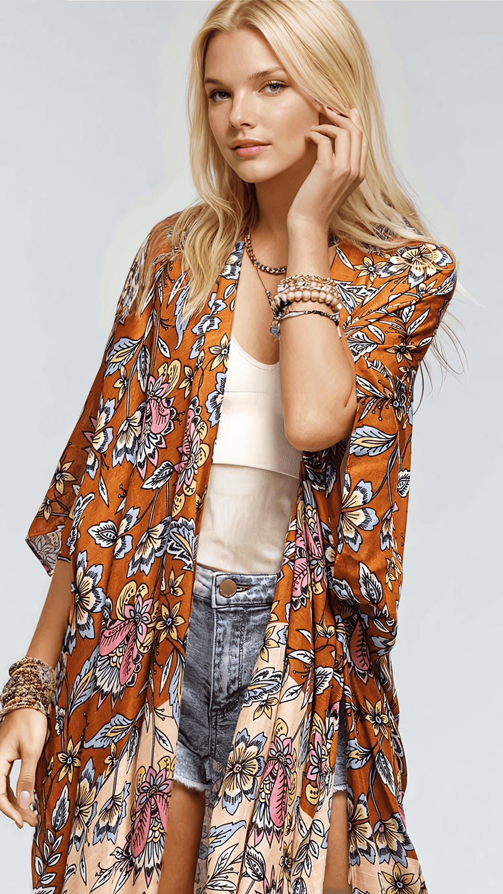 Bloom with Grace Kimono, Clothing, $ 36.00, A Moment Of Now™