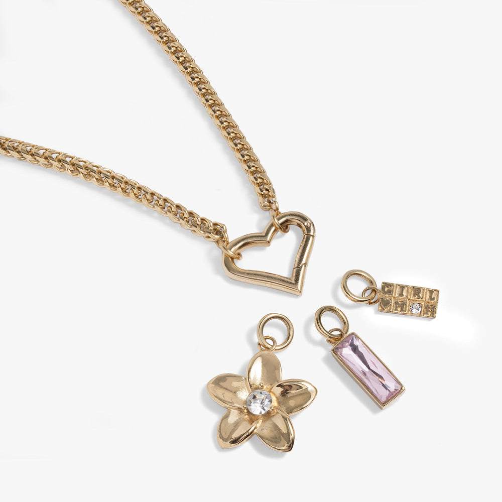 Girl Mom Interchangeable Charm Necklace, Necklaces, $ 33.90, A Moment Of Now™