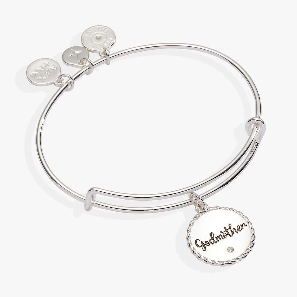 Godmother 'Loves Like A Parent, Acts Like A Friend' Charm Bangle, Bracelets, $ 24.00, A Moment Of Now™