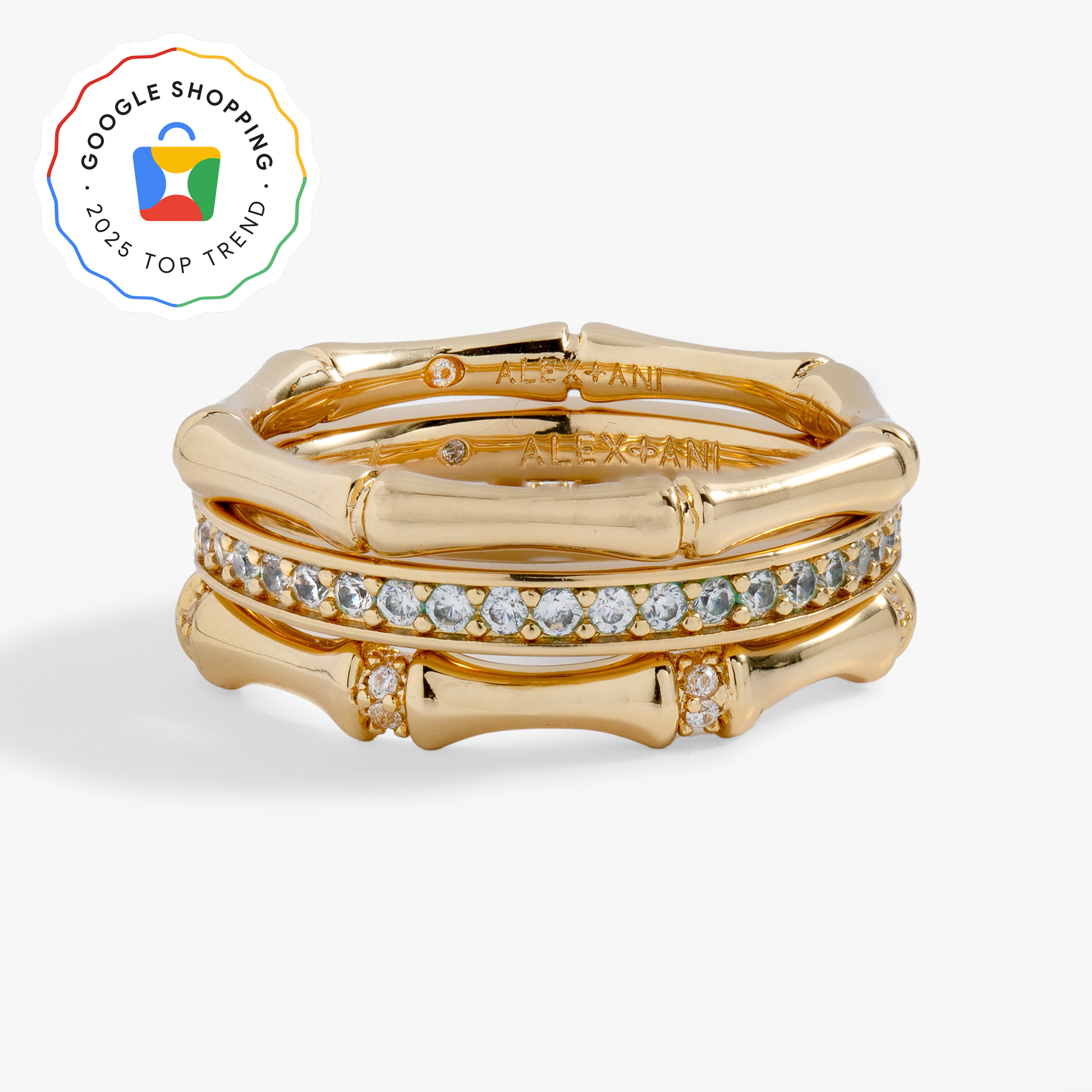Bamboo Trio Ring Set, Rings, $ 44.00, A Moment Of Now™