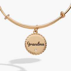 Grandma 'Wise And Warm, Her Love Feels Like Home' Charm Bangle, Bracelets, $ 24.00, A Moment Of Now™