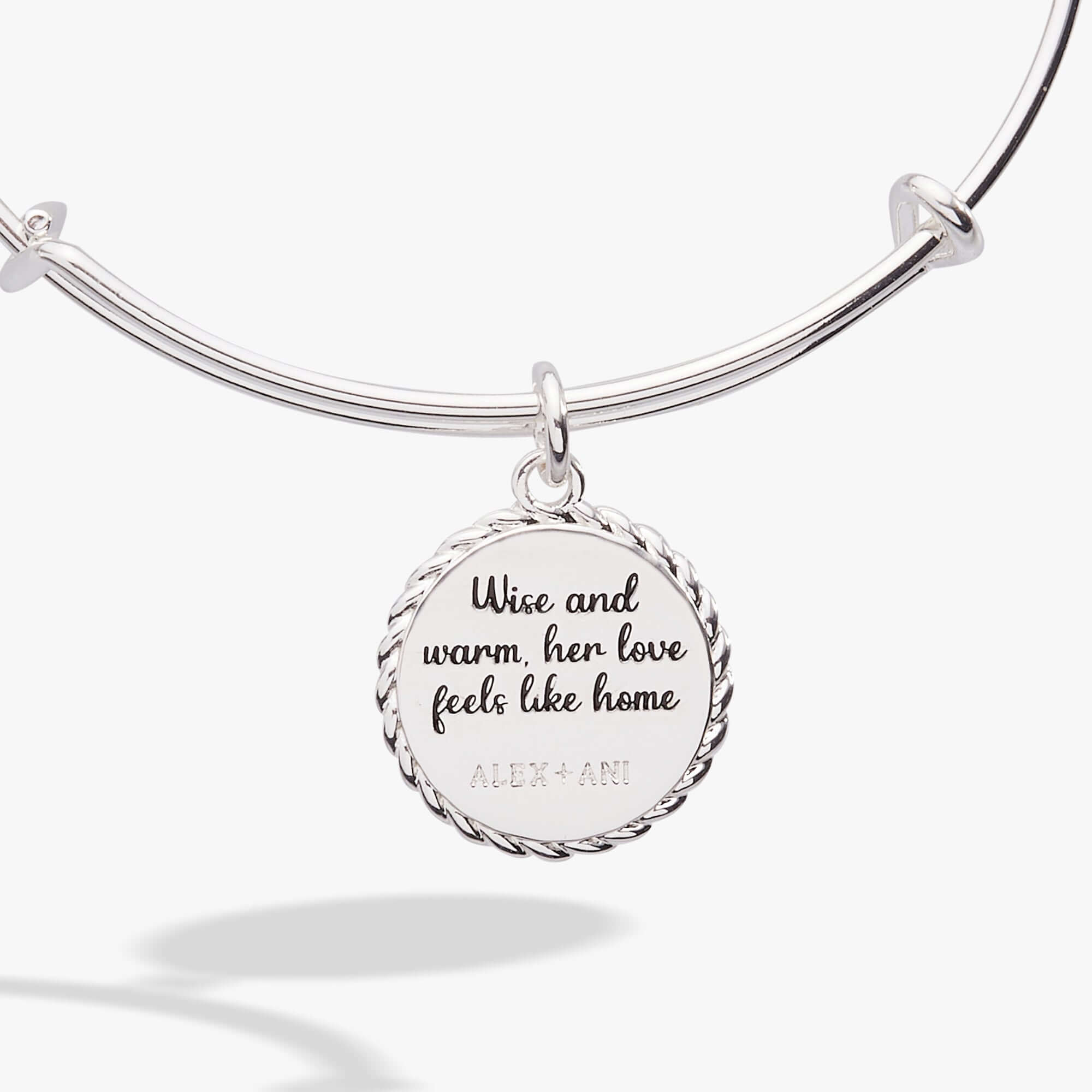 Grandma 'Wise And Warm, Her Love Feels Like Home' Charm Bangle, Bracelets, $ 24.00, A Moment Of Now™