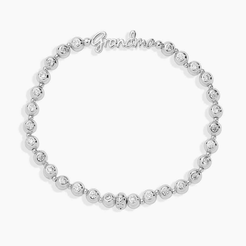 Grandma Elongated Crystal Stretch Bracelet, Bracelets, $ 44.00, A Moment Of Now™