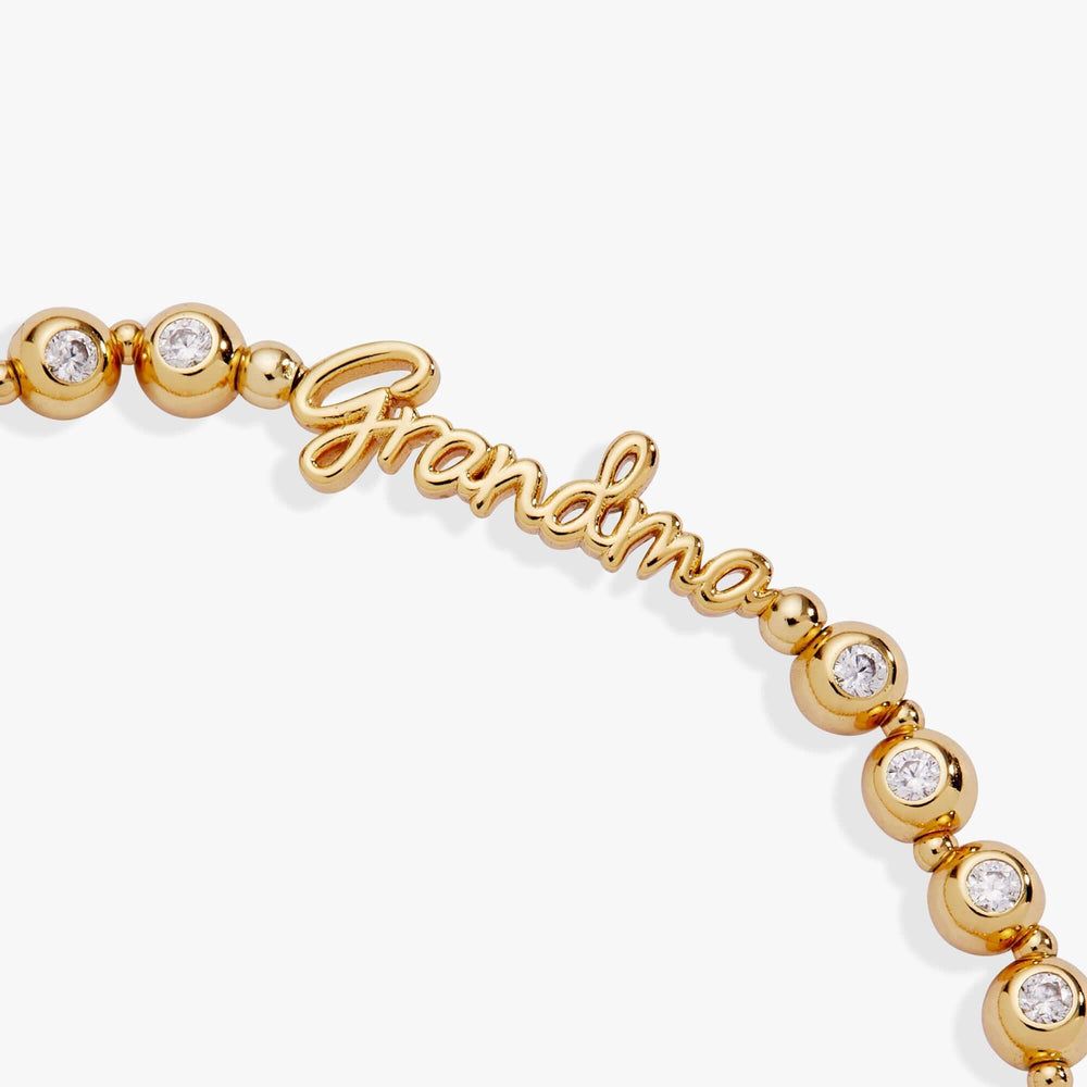 Grandma Elongated Crystal Stretch Bracelet, Bracelets, $ 44.00, A Moment Of Now™
