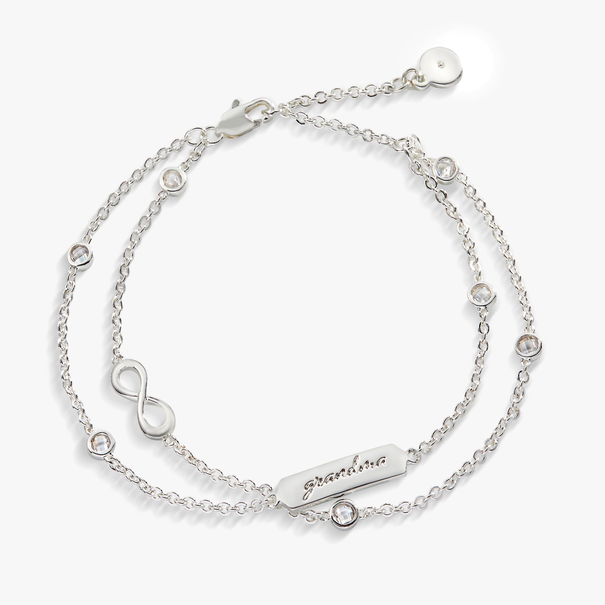 Grandma Infinity Chain Double Strand Bracelet, Bracelets, $ 38.00, A Moment Of Now™