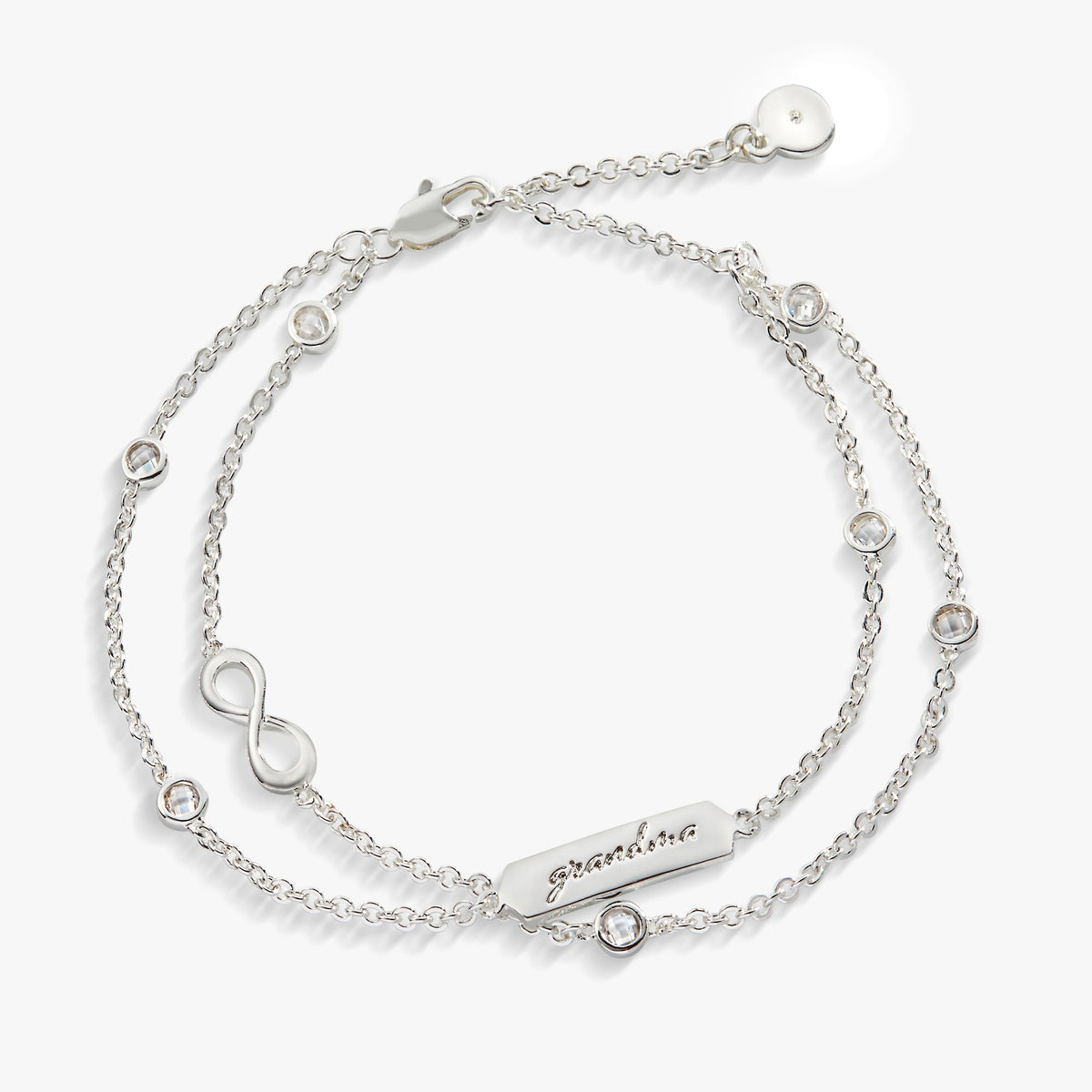 Grandma Infinity Chain Double Strand Bracelet, Bracelets, $ 38.00, A Moment Of Now™