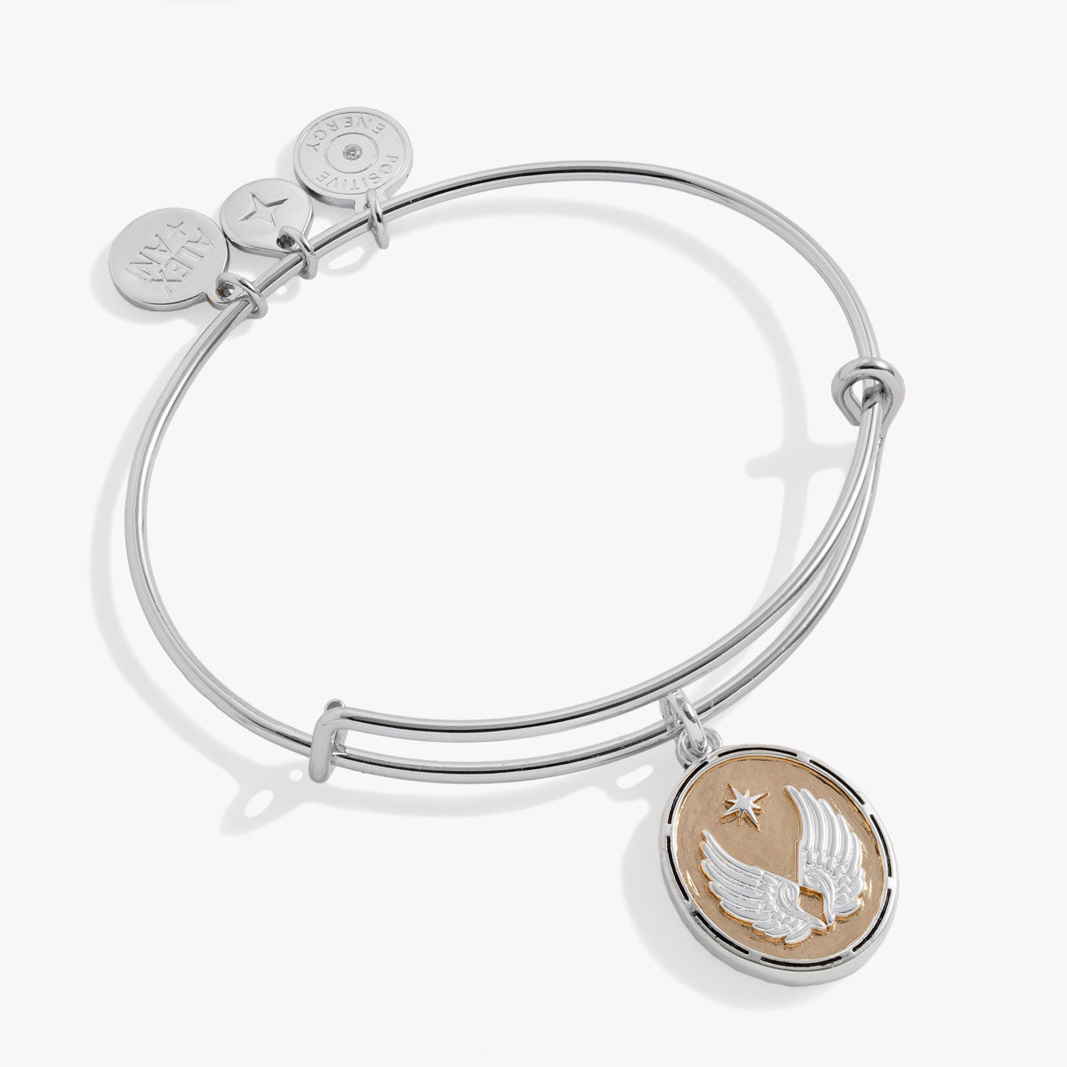 Two-Tone Guardian Angel Bangle, Bracelets, $ 28.00, A Moment Of Now™