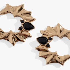 Crystal Bat Hoop Earrings, Earrings, $ 38.00, A Moment Of Now™